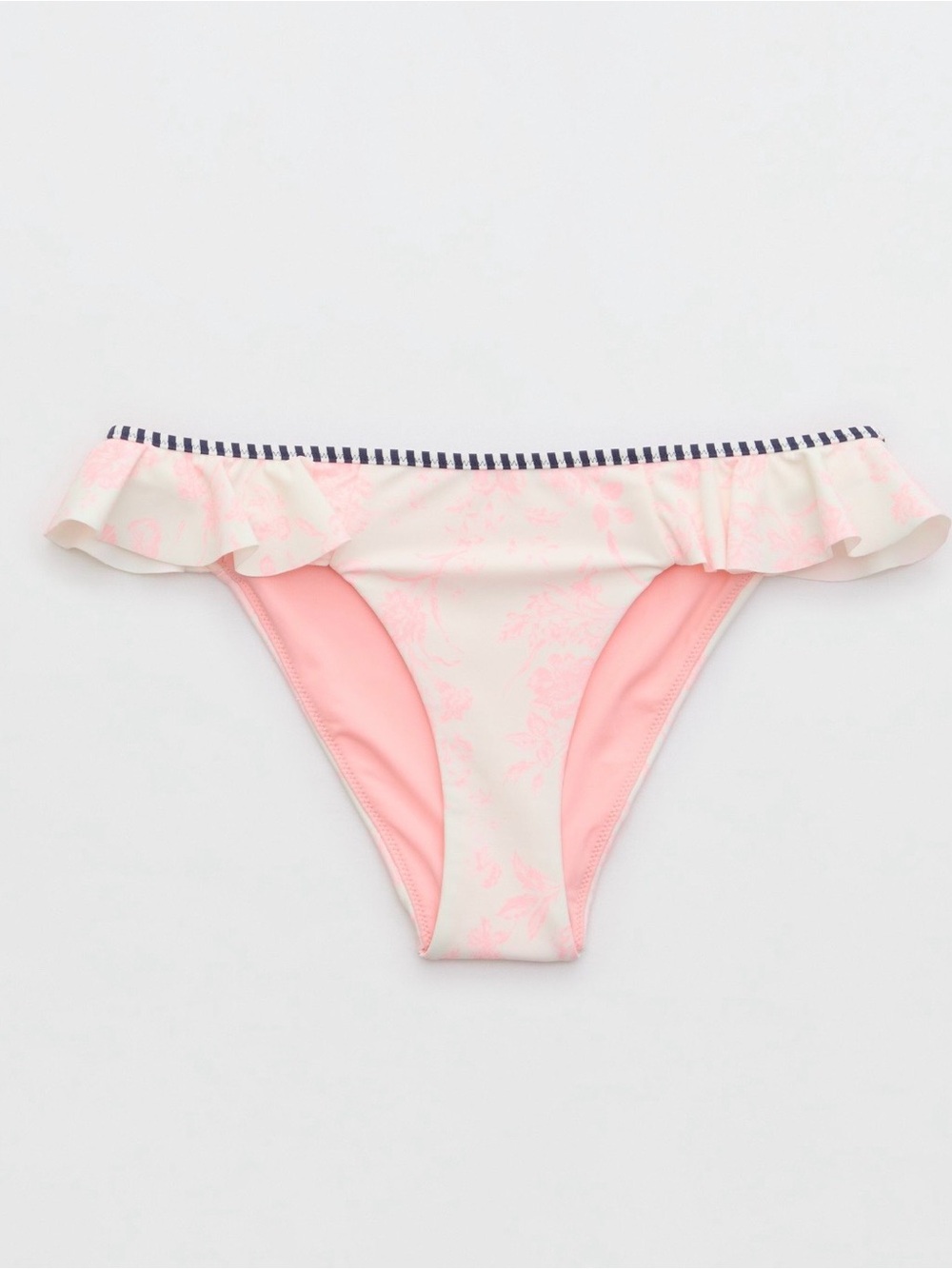 Aerie Low Rise Ruffle Cheeky Bikini Bottom - Picture 3 of 6